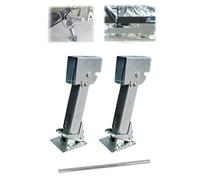 Anhänger Stabilisator,Wohnwagen Stützen,2 Stück Einstellbare Länge Wohnmobil Stabilisator Wagenheber,Unterstellbock 650lb,Unterstützung 1000lb,Rostschutzbehandlung,Für Wohnmobile, Wohnwagen Usw.
