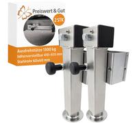 Preiswert & Gut 2X Anhängerstütze kippbar 1300Kg Stütze 410-655mm Ausdrehstütze SF60 D42 SW19