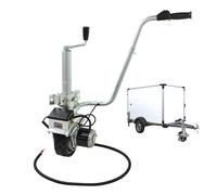 PKW Anhänger - Stützrad Stütze elektrisch mit elektrischem Antrieb 12V 360 W