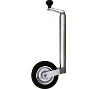 Anhänger-Stützrad STEMA, silber (silberfarben, schwarz), 20, Stahl, Räder (69751809-0) silberfarben, schwarz