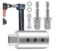 Anhänger-Wagenheber-Bohrer-Adapter, Edelstahl, robuster Bit-Aufsatz, Akku-Bohrer-Adapter-Set, für Garage, Roadtrip, , Wartung, Auto, Wohnmobil, Boot, Camper