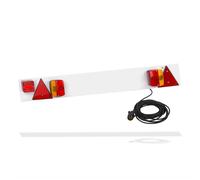 Anhängerbeleuchtung 7-polig 12V Set Rückleuchten Rücklicht Lichtleiste Anhänger mit Nebelschlußleuchte 122 cm