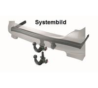 Westfalia Anhängerkupplung abnehmbar Kugelstange von unten gesteckt - FORD FIESTA VI