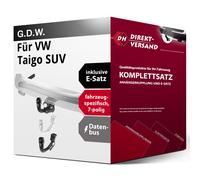 Anhängerkupplung abnehmbar + E-Satz 7pol spezifisch für VW Taigo SUV 21- AHK top