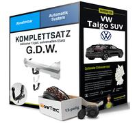 Anhängerkupplung abnehmbar für VW Taigo SUV +E-Satz AHK