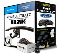 Anhängerkupplung BRINK abnehmbar für FORD Ecosport SUV +E-Satz Kit NEU