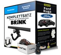 Anhängerkupplung BRINK abnehmbar für FORD Kuga +E-Satz NEU ABE