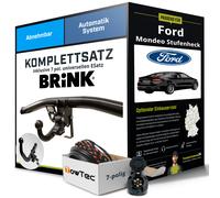 Brink Anhängerkupplung abnehmbar Kugelstange von schräg unten gesteckt - FORD MONDEO IV Stufenheck