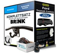 Anhängerkupplung BRINK abnehmbar für FORD Transit Custom +E-Satz NEU AHK