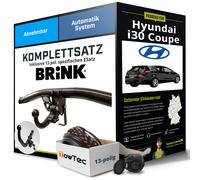 Anhängerkupplung BRINK abnehmbar für HYUNDAI i30 Coupe +E-Satz NEU