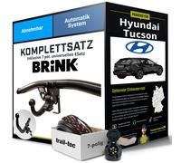 Anhängerkupplung BRINK abnehmbar für HYUNDAI Tucson +E-Satz AHK