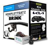 Brink Anhängerkupplung abnehmbar Kugelstange von schräg unten gesteckt - KIA STONIC
