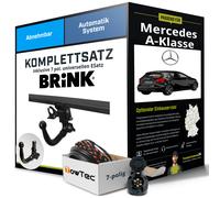 Anhängerkupplung BRINK abnehmbar für MERCEDES A-Klasse +E-Satz EC 94/20