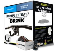 Anhängerkupplung BRINK abnehmbar für MERCEDES A-Klasse +E-Satz Set