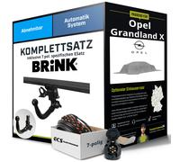 Anhängerkupplung BRINK abnehmbar für OPEL Grandland X +E-Satz Set NEU
