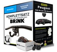 Neue abnehmbare Brink Anhängerkupplung für Peugeot 508 Break SW (Kombi) 11- NEU