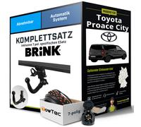 Anhängerkupplung BRINK abnehmbar für TOYOTA Proace City +E-Satz AHK