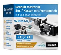 Anhängerkupplung Brink für Renault Master Bus ab 10 JV Frontantrieb starr 13pol