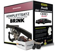 Anhängerkupplung BRINK schwenkbar für AUDI A6 Limousine +E-Satz NEU