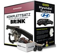 Anhängerkupplung BRINK schwenkbar für HYUNDAI Tucson +E-Satz Set