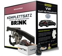 Anhängerkupplung BRINK schwenkbar für VW Golf VII Fliessheck +E-Satz NEU AHK