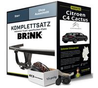 Anhängerkupplung BRINK starr für CITROEN C4 Cactus +E-Satz Kit NEU