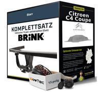 Anhängerkupplung BRINK starr für CITROEN C4 Coupe +E-Satz NEU AHK