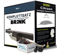 Anhängerkupplung BRINK starr für CITROEN Jumper Kasten/Bus +E-Satz (AHK und ES)