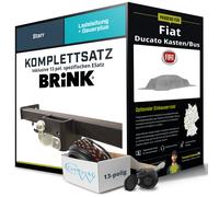 Anhängerkupplung BRINK starr für FIAT Ducato Kasten/Bus +E-Satz (AHK+ES)