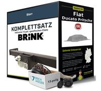 Anhängerkupplung BRINK starr für FIAT Ducato Pritsche +E-Satz ABE EC 94/20