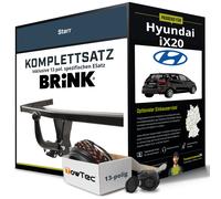 Anhängerkupplung BRINK starr für HYUNDAI iX20 +E-Satz NEU PKW
