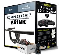 Anhängerkupplung BRINK starr für PEUGEOT 3008 Hybrid +E-Satz NEU AHK
