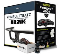 Anhängerkupplung BRINK starr für PEUGEOT 4008 +E-Satz NEU