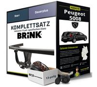 Anhängerkupplung BRINK starr für PEUGEOT 5008 +E-Satz Set NEU