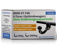 ANHÄNGERKUPPLUNG für BMW X1 F48 15-22 schwenkbar BRINK +7pol E-Satz BRINK