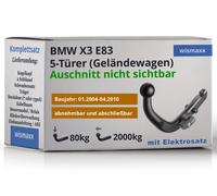 Brink Anhängerkupplung Diagonal Abnehmbar Passend Für Bmw X3 420700