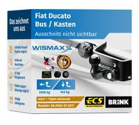 ANHÄNGERKUPPLUNG für Fiat Ducato 06-11 starr BRINK +13polig E-Satz ABE