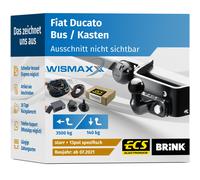 ANHÄNGERKUPPLUNG für Fiat Ducato ab 21 starr BRINK +13pol E-Satz ECS