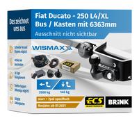 ANHÄNGERKUPPLUNG für Fiat Ducato ab 21 starr BRINK +7pol E-Satz ECS