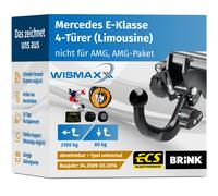 ANHÄNGERKUPPLUNG für MB E-Klasse W212 09-16 abnehmbar BRINK +7pol E-Satz