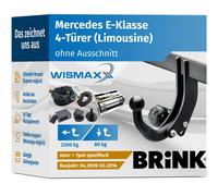 ANHÄNGERKUPPLUNG für Mercedes E-Klasse W212 09-16 starr BRINK +7pol E-Satz BRINK