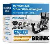 ANHÄNGERKUPPLUNG für Mercedes GLC ab 19 vert. abnehmbar BRINK +7pol E-Satz BRINK