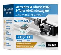 ANHÄNGERKUPPLUNG für Mercedes M-Klasse W163 98-05 starr BRINK +13pol E-Satz ABE