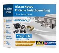 ANHÄNGERKUPPLUNG für Nissan NV400 11-22 starr WESTFALIA +13pol E-Satz ECS