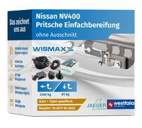 ANHÄNGERKUPPLUNG für Nissan NV400 Pritsche ab 11 starr WESTFALIA +E-Satz 13pol