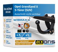ORIS AHK für Opel Grandland X Hybrid 20 starr + 7-pol ES ABE