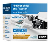Brink Anhängebock mit 2-Loch-Flanschkugel - PEUGEOT BOXER Pritsche/Fahrgestell
