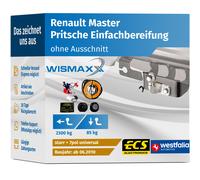 ANHÄNGERKUPPLUNG für Renault Master ab 10 starr WESTFALIA +7pol E-Satz ABE