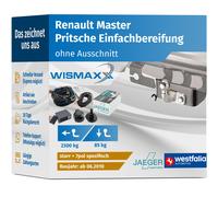 ANHÄNGERKUPPLUNG für Renault Master ab 10 starr WESTFALIA +7pol E-Satz JAEGER