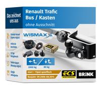 ANHÄNGERKUPPLUNG für Renault Trafic 06-14 starr BRINK +13pol E-Satz ECS